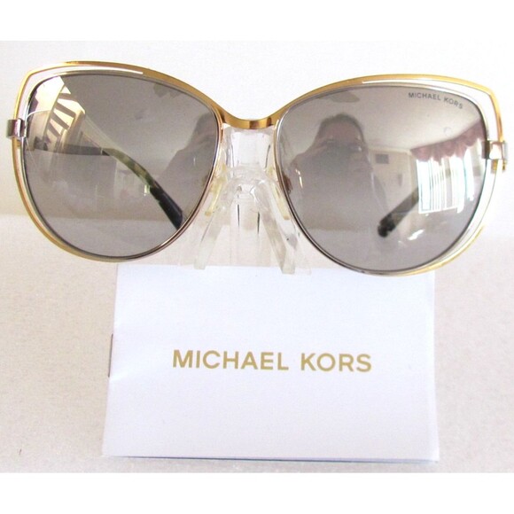 MICHAEL KORS AUDRINA 140-15-58 SILVER AND GOLD COLOR METAL SUNGLASSES main image 5